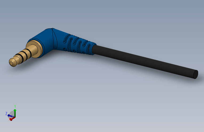 Y4394-接插件  micro-jack-3-5mm-male-connector-l-shaped-plug SW STP STL