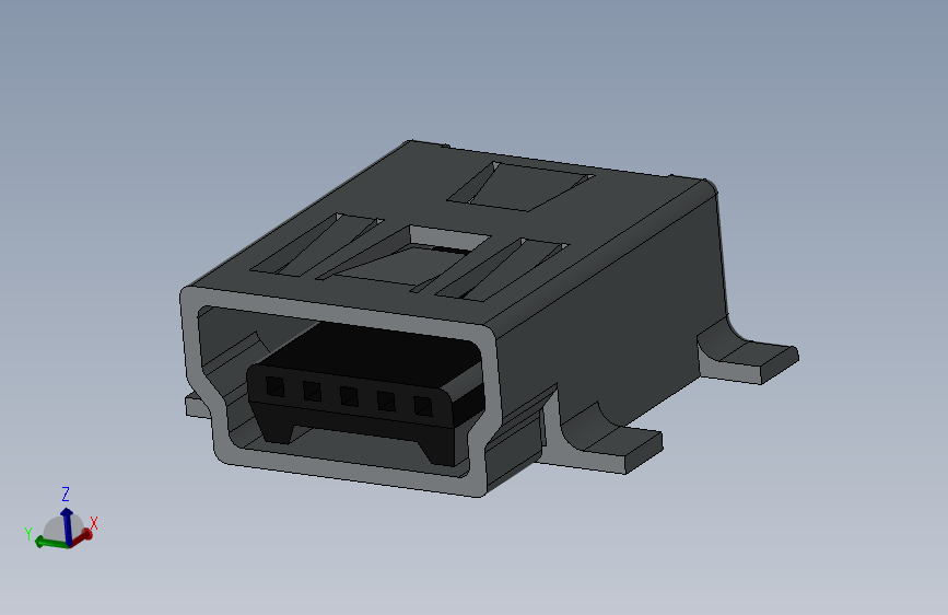 Y4402-接插件  mini-smd-usb-connector-female SW