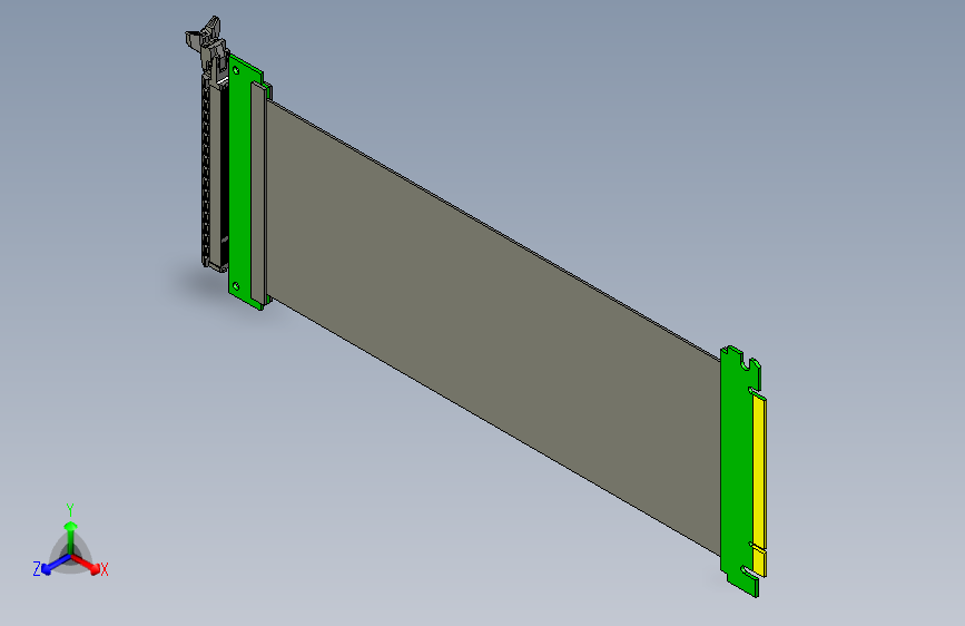 Y4407-接插件 pci-express-riser-cable-25cm-long STP_STEP_模型图纸下载 – 懒石网