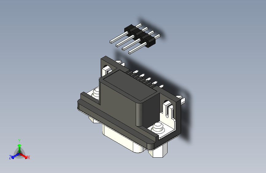 Y4415-接插件  rs232-to-ttl-serial-converter INV STP