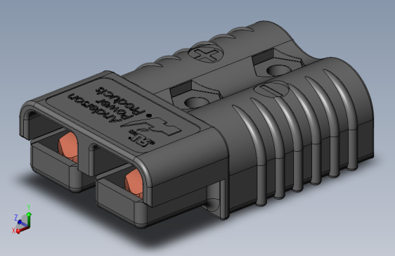 Y4461-接插件  anderson-plug-sb175-grey-body-1 1 STP SW X_T