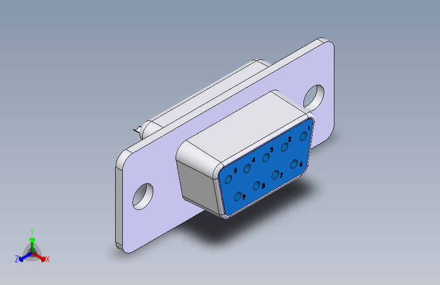 Y4480-接插件  connector-db9-female SW STP STL