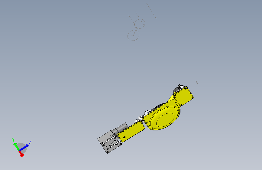 Y4684-飞机起落架  r55m-landing-retract-gear SW