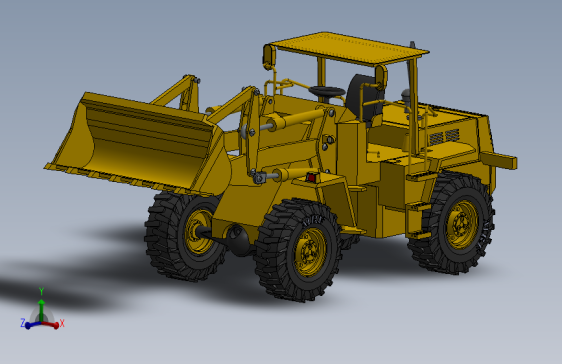 Y4710-铲车   wheel loader -19 SW 二维