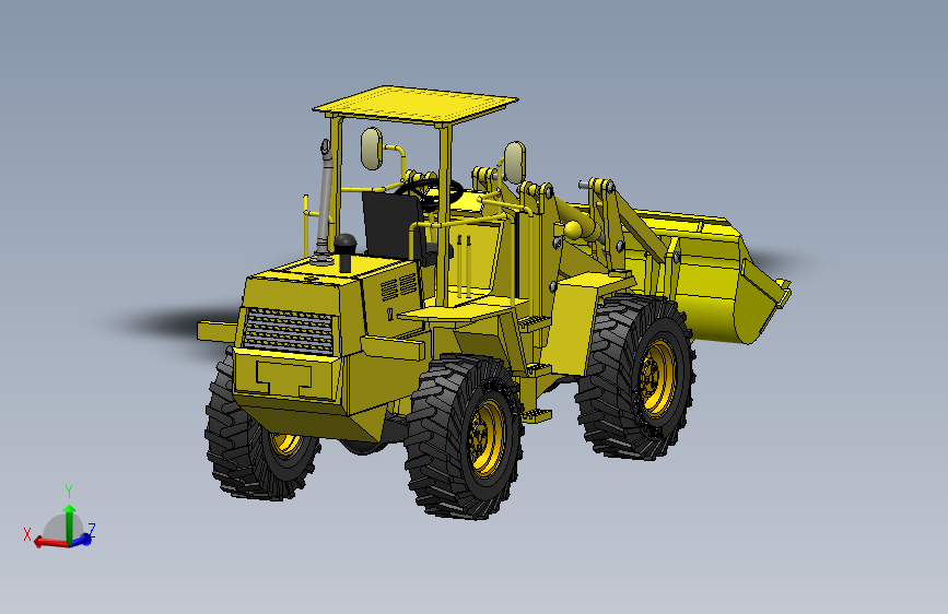 Y4723-铲车 wheel-loader-16 SW