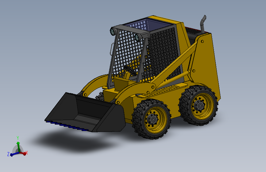 Y4731-铲车   bobcat assembly -20 SW