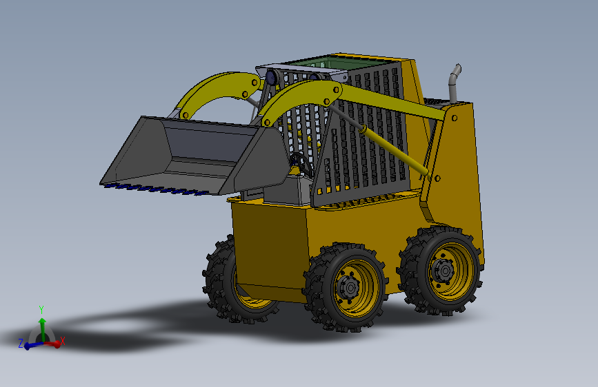Y4737-铲车   bobcat-loader-11 SW