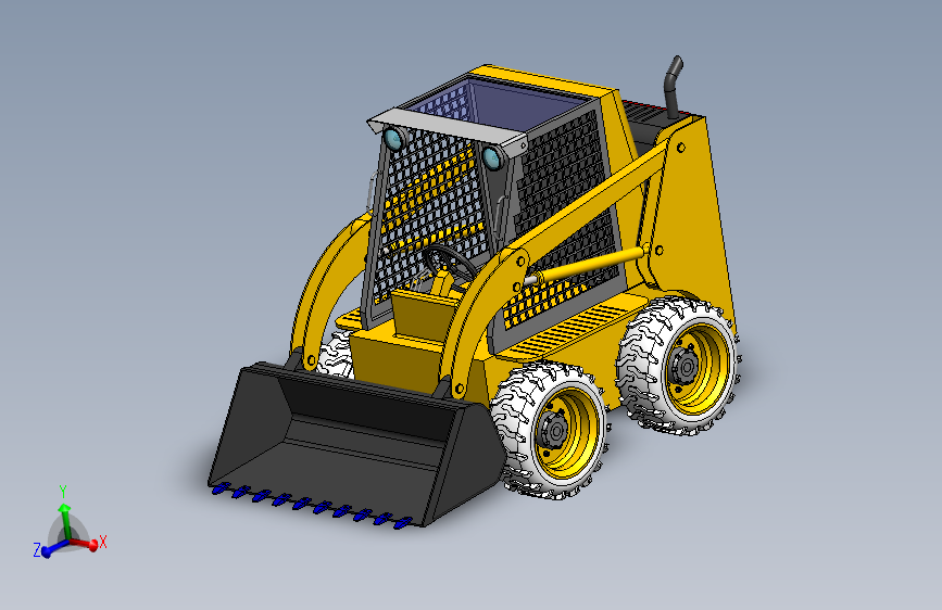 Y4736-铲车   bobcat-loader-8 SW IGS