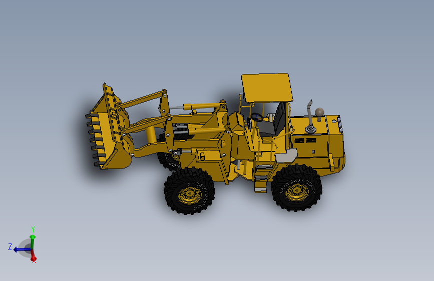 Y4743-铲车   front-loader-2 SW