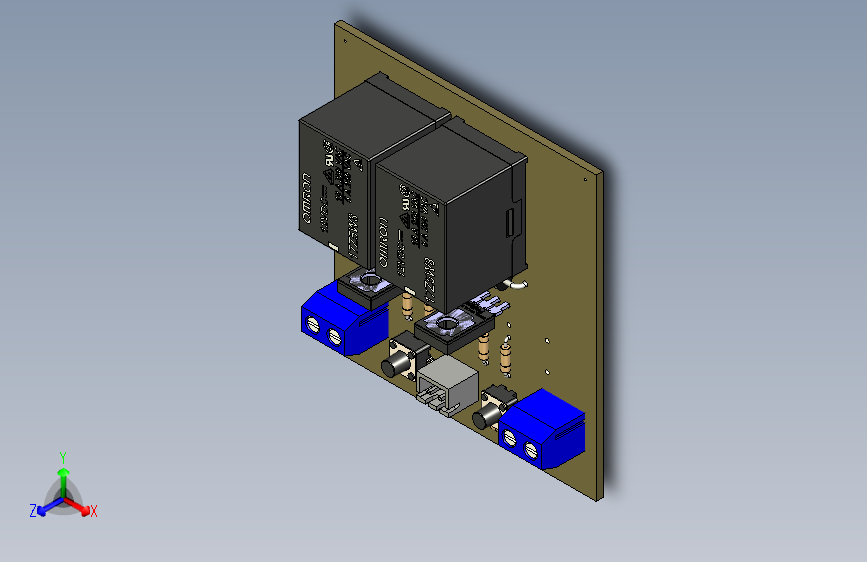 Y4783-电路板 主板 door-lock-solenoid-driver-1 6 STP