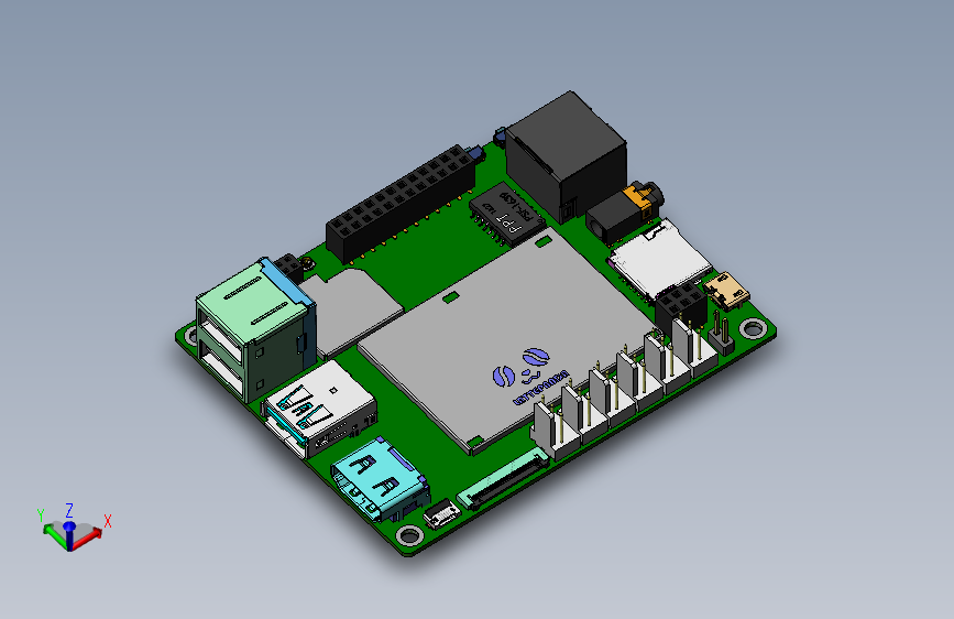 Y4809-电路板 主板 lattepanda-win10-develop-board SW STP