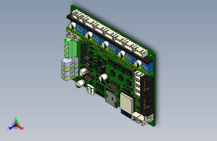 Y4816-电路板 主板 mks-tinybee-board-full-design STP