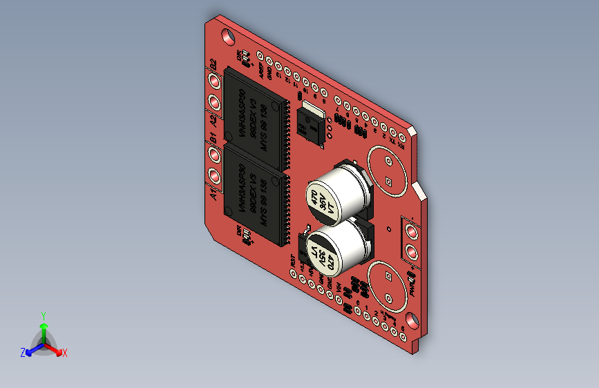 Y4820-电路板 主板 monster-shield-arduino-1 1 STP