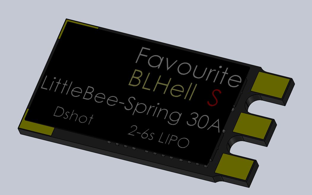 小蜜蜂 30A 电调 BLHeli