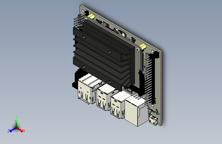 Y4838-电路板 主板 nvidia-jetson-nano-4gb-fixed-1 2 STP