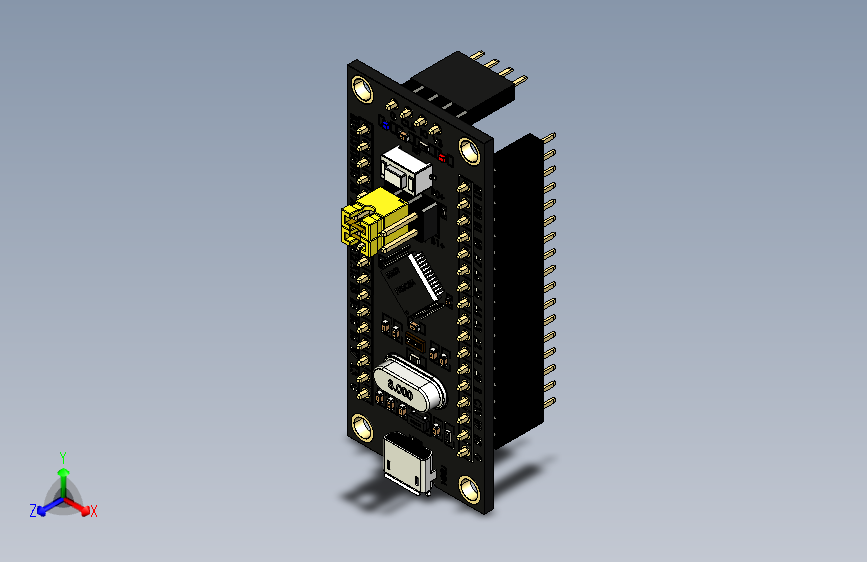 Y4862-电路板 主板 stm32-blackpill-1 50 STP