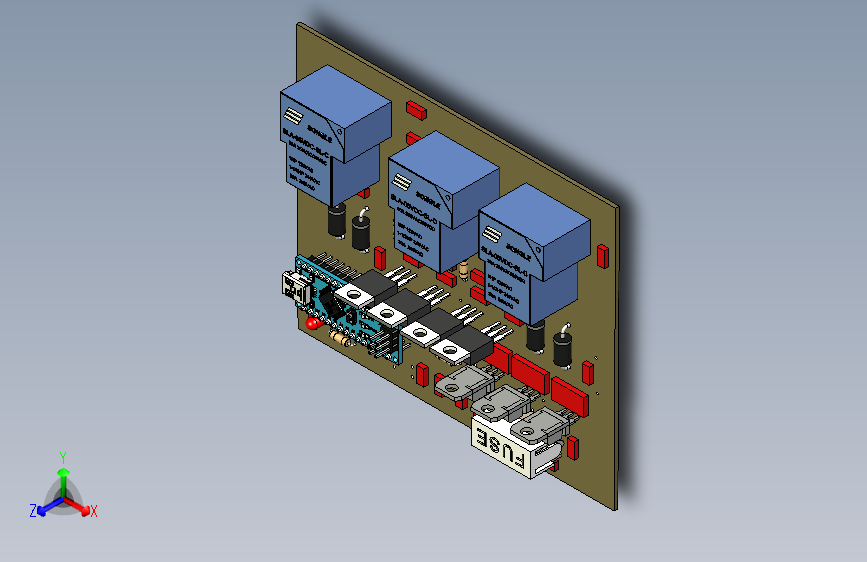 Y4873-电路板 主板 40a-motor-driver-1 1 STP