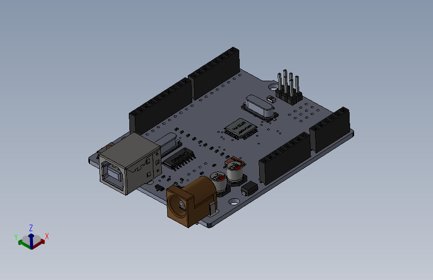 Y4890-电路板 主板 arduino-uno-rev-3-ch340-clone STP OBJ PCB