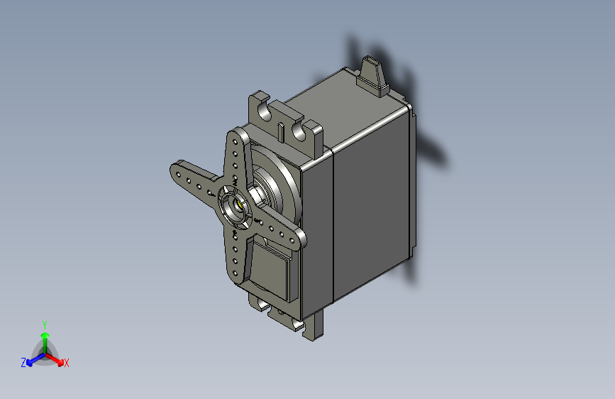 Y4901-舵机  hitec-hs-475hb-servo  CREO STP STL