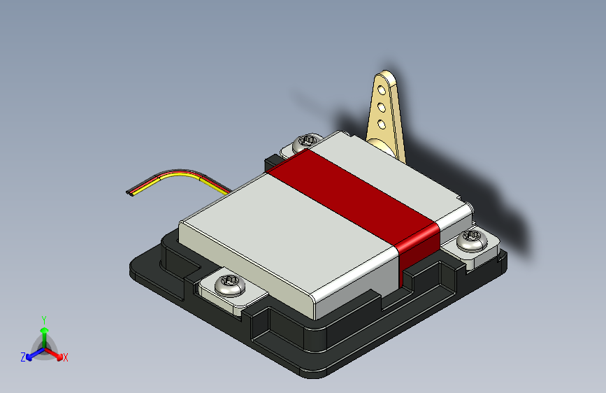 Y4911-舵机  kst-ds125mg-in-frame STP STL