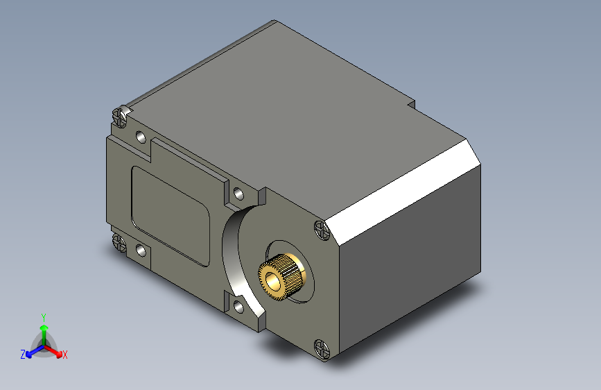 Y4912-舵机  Lewansoul LX-16A Servo 3DM OBJ STP
