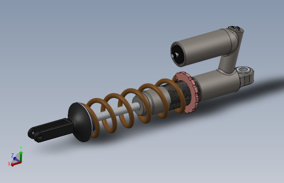 Y4969-减震器   rear-shock-absorber-kawasaki-kxf250 SW