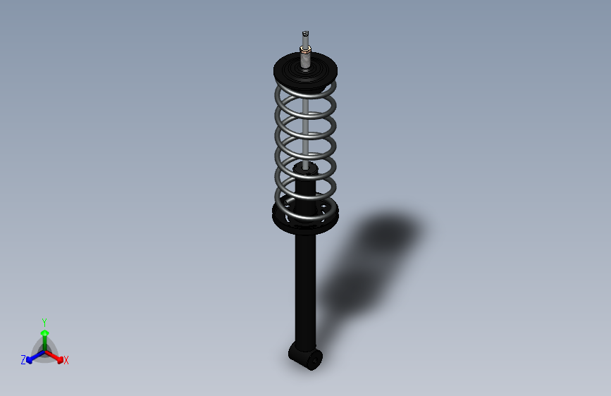 Y4986-减震器   VW Golf MKIII rear shockabsorber SW