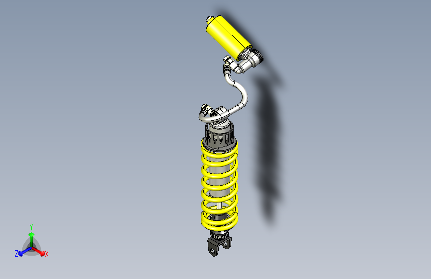 Y4987-减震器   yamaha-trx-850-shock-absorber STP STL