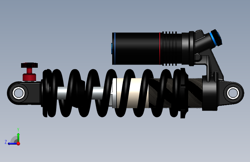 Y4993-减震器   bicycle-shock-dnm-burner SW STP
