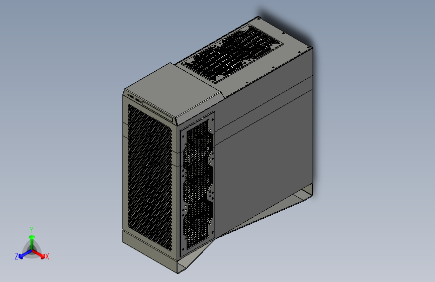 Y5052-笔记本 电脑 phobya-case-stage-2-entry SW STP STL