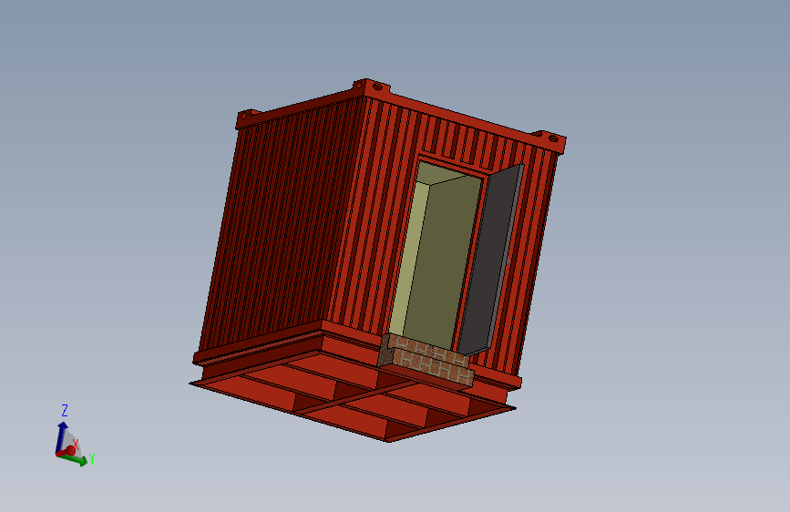 Y5248-集装箱  房子 办公室 telecom-container-shelter SW