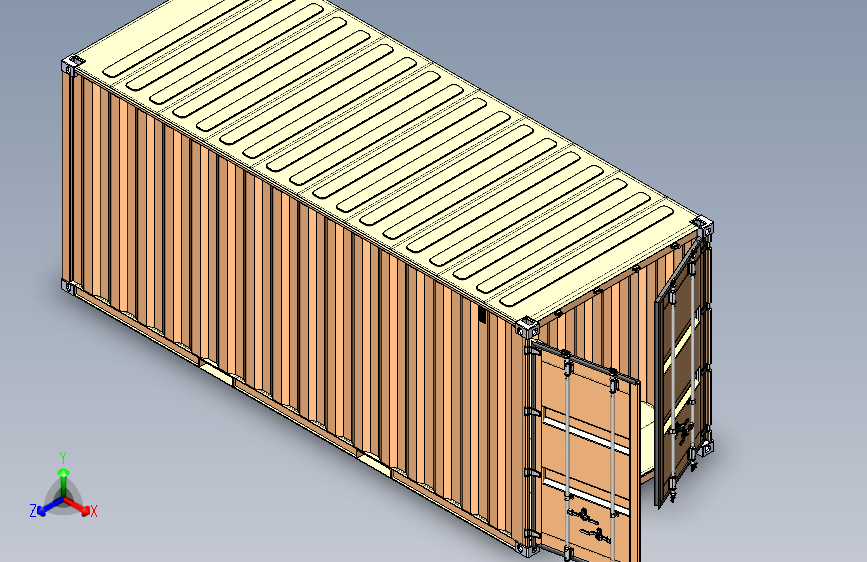 Y5259-集装箱  20ft-iso-shipping-container SW