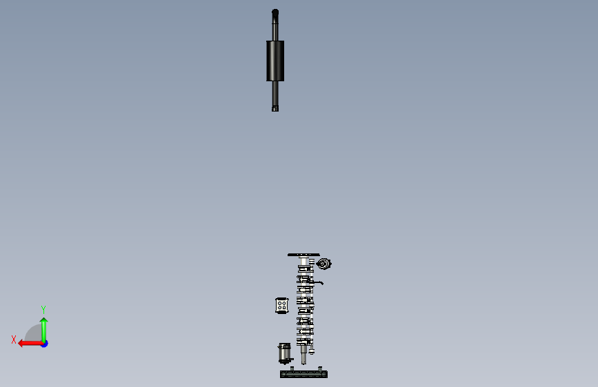 Y5429-straight-eight-engine INV STP IGS 背面视图