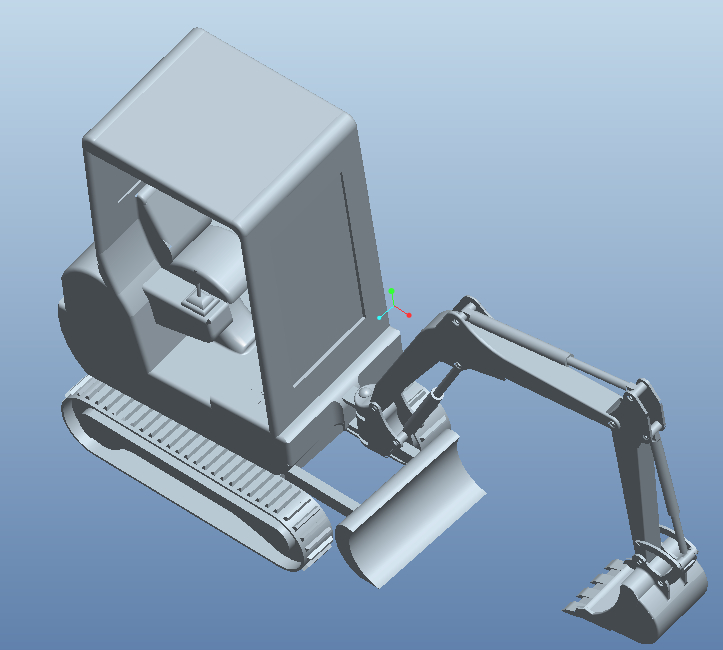 履带液压两用推土挖掘机