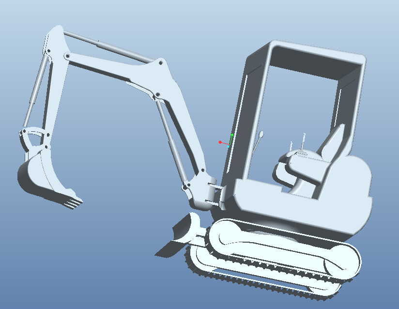 履带液压两用推土挖掘机