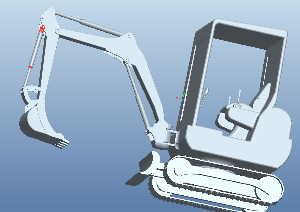 履带液压两用推土挖掘机