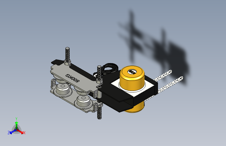 Y5852-葫芦 chain-hoist-with-trolley-low-headroom  INV STP