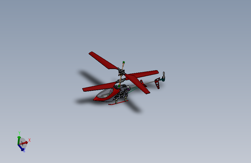Y5862-直升机 helicopter-6 SW