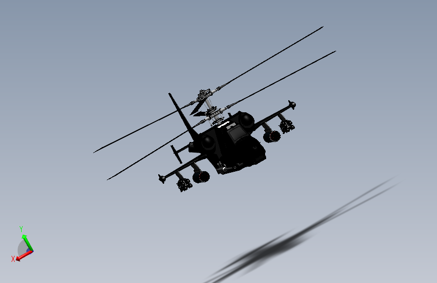 Y5879-直升机 kamov-ka-50 SW