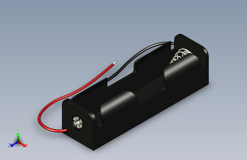 Y5911-电池 18650-battery-holder-1 STP X_B