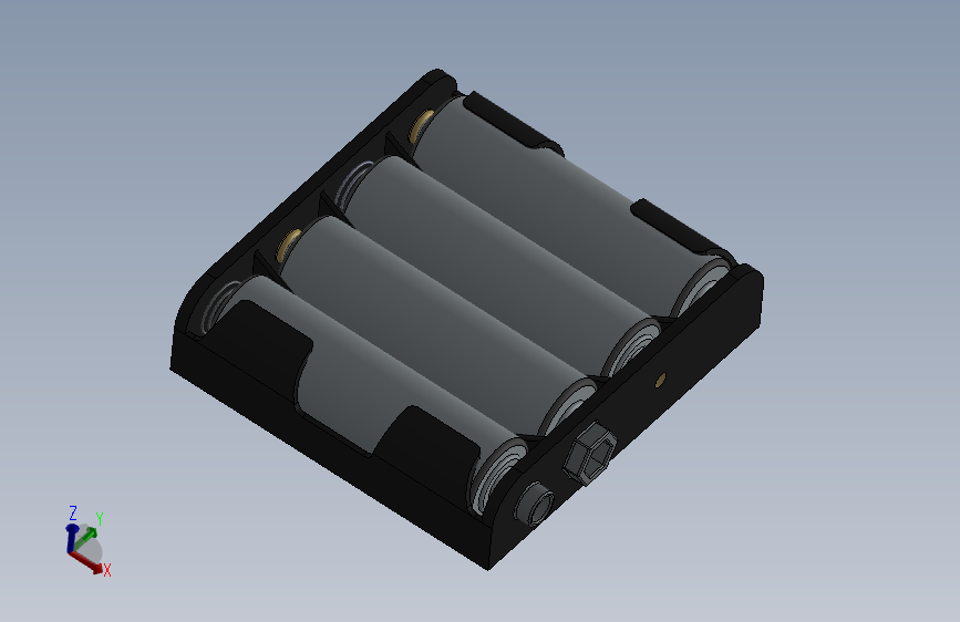 Y5936-电池 battery-holder-4xaa SW X_T