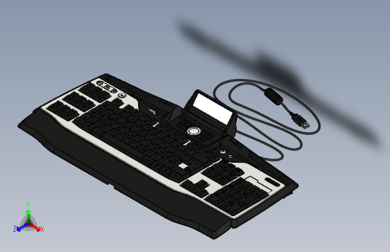 Y6760-键盘 logitech-g15-keyboard INVENTOR STP STL