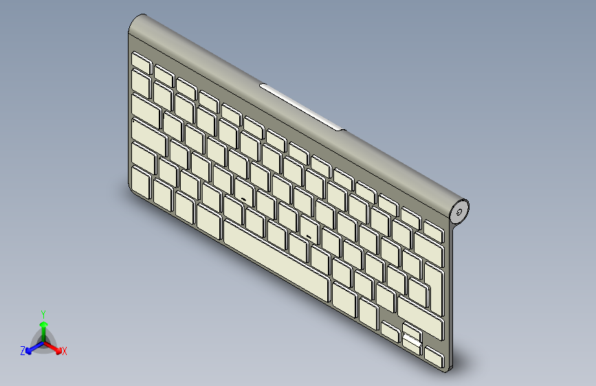 Y6784-键盘 apple-keyboard-wireless-2011 STP IGS STL