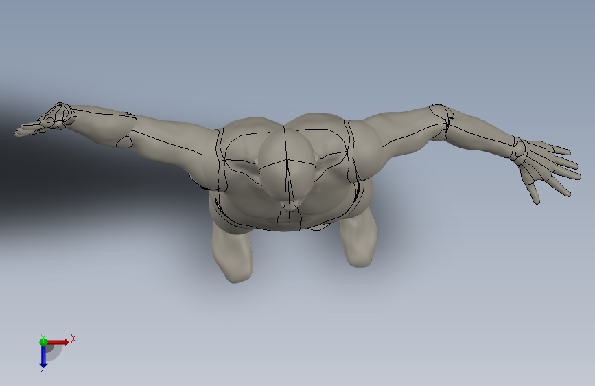 Y6793-人体模型 dummy-human-male SW IGS_SOLIDWORKS 2013_模型图纸下载 – 懒石网