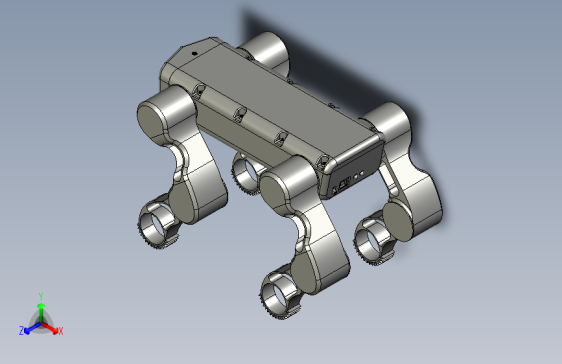 Y6929-仿生机械动物 goodboy-robot-dog stp stl