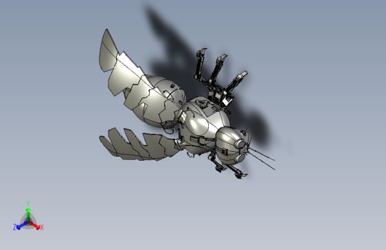 Y6952-仿生机械动物 mechanical-bee IGS STL