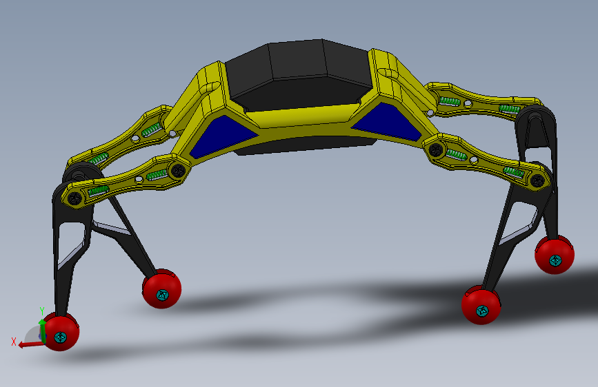 Y6966-仿生机械动物 quadruped-robot-design sw