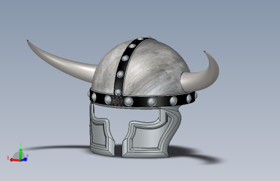 Y7142-头盔 vikings helmet SW