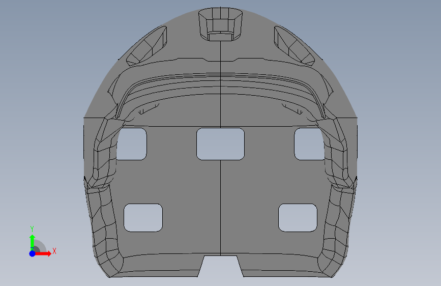 Y7148-头盔 bell-bike-helmet-surface-model SW