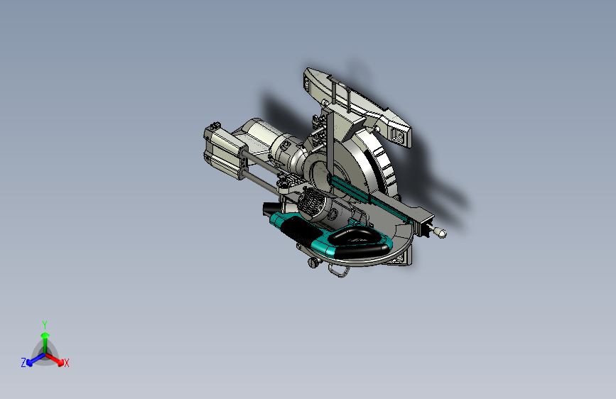 Y7190-锯 miter-saw CATIA STP